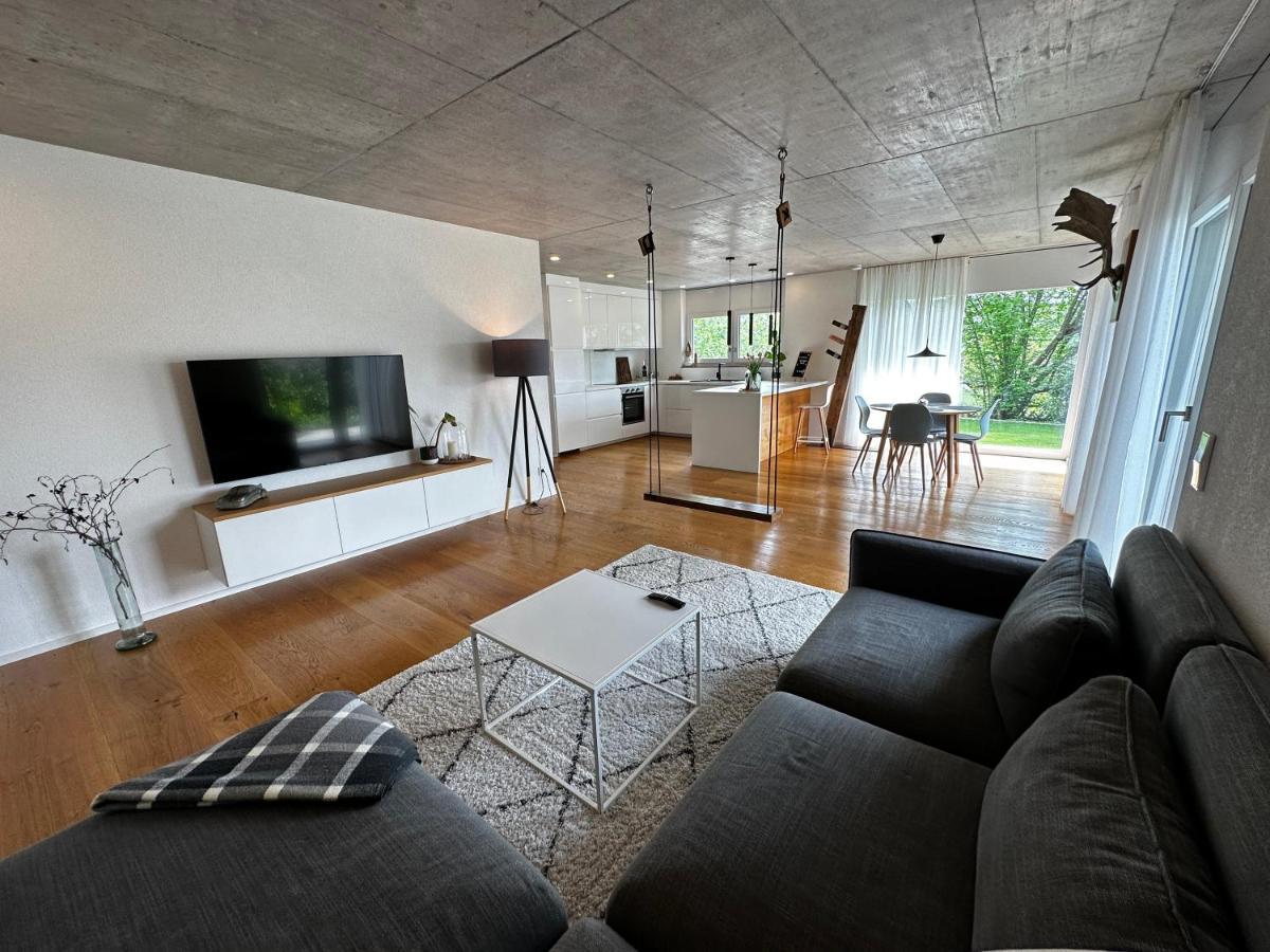 Moderne Ferienwohnung Rhenum Mit Wallbox Waldshut-Tiengen Luaran gambar