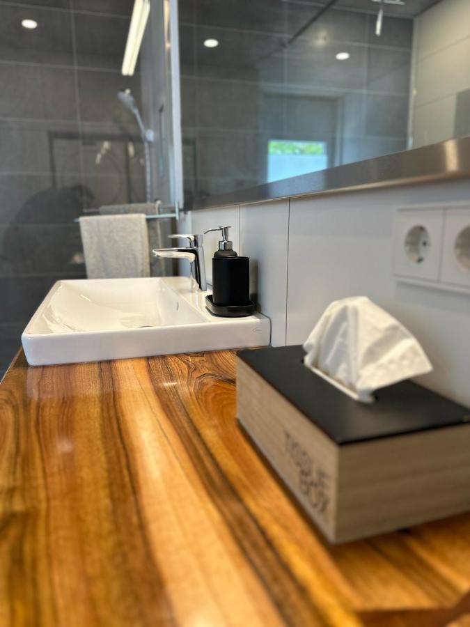 Moderne Ferienwohnung Rhenum Mit Wallbox Waldshut-Tiengen Luaran gambar