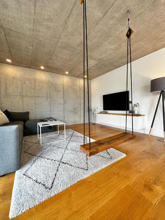 Moderne Ferienwohnung Rhenum Mit Wallbox Waldshut-Tiengen Luaran gambar