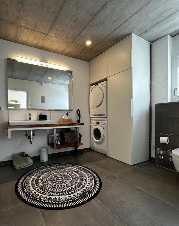 Moderne Ferienwohnung Rhenum Mit Wallbox Waldshut-Tiengen Luaran gambar